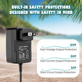 12.6V Adapter For Aiper Smart/Paxcess HJ3172 Swimming Pool Vacuum Cleaner Power