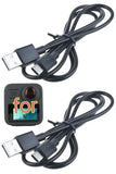 2Pack USB Cable Cord For Gopro Max, Gopro Hero 2018, Gopro Hero 5 Session
