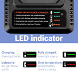 40V LCS40 Battery Charger Replace Black+Decker LBXR36 LBXR2036 LST540