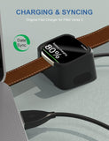 USB Charger for Fitbit Versa 2 Charger Dock Anti-slip Smartwatch Charging Cable