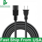 6.6ft Power Cord Cable for Sony STR-DA2100ES STR-DA2400ES STR-DA2800ES Lead