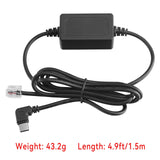 Radar Detector Cable,USB C to RJ11 Plug For Cobra Passport 9500i Radenso XP etc