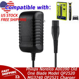 4.3V Charger for Philips Norelco A00390 Old One Blade Model QP2520 MG3740 QP2521