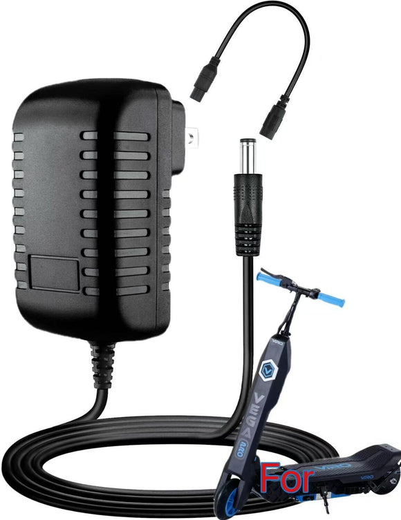 🛴26.5 Volt 1A Mini 3-Prong 24V Battery Charger For the Viro Rides Vega Scooter