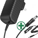 AC Adapter+Car Charger For MTJS1222P Matco Tools 12V 22Ah Jump Starter Battery