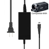AC Adapter Charger for Canon VIXIA HF R400 R406 Camcorder
