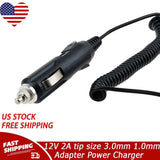 12V 2A tip size 3.0mm 1.0mm AC ADAPTER DC Power SUPPLY CORD Car Charger