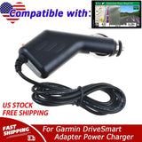 Car Adapter Charger For Garmin DriveSmart 55 Traffic GPS Navigator 010-02037-02