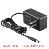 6 Feet 12V 3A Charger For  Amcrest CCTV Security Camera & 4moms mamaRoo