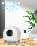 12V Charger for Fumoi Self Cleaning Litter Box Automatic Cat Litter Box Adapter