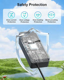 UL Listed AC/DC Charger Compatible with Tamobyke V20 / H9 /V20 PRO