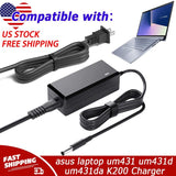 45W Laptop Charger For asus laptop um431 um431d um431da um462d um462da m509 K200