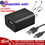 5V 2A Type C Charger For Flex Headphones, Wireless Bluetooth Earbuds