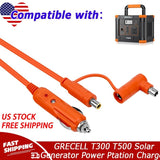 Cigare Lighter Charger For GRECELL T300 T500 T1000 Solar Generator Power Ptation