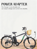 42V Charger for NAKTO Men's Camel 26" 250W City 36V Lithium-ion Battery Adapter