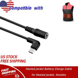 9V Heated Jacket Battery Charger Cable for 7.4V 8.4V Heated Jacket, Hoodies