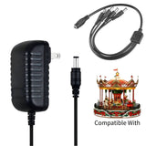 4.5V AC Adapter for Lemax 74275 74295 74677 Spooky Town Christmas Village