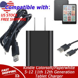 AC Charger for Kindle Colorsoft/Paperwhite 5-12 11th 12th Generation Tablet