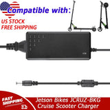 Charger Replacement for Jetson Electric Bikes JCRUZ-BKG Cruise Scooter Power Cord
