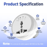 E26/E27 Light Socket Extender Lamp Bulb Extension Screw Base Converter Adapter