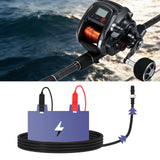 3 PCS 10FT Electric Fishing Reel Power Cord For Daiwa reel Tanacom 750 1000