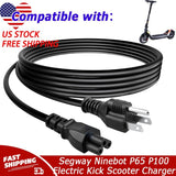 AC IN Power Cord For Segway Ninebot P65 P100 Electric Kick Scooter AA.00.0012.38