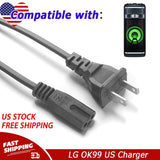 5ft AC Power Cord Cable Lead for LG OK99 US