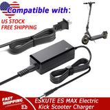 54.6V 2A AC Adapter Charger for ESKUTE ES MAX Electric Kick Scooter Power Supply