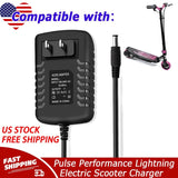 24V AC Adapter for Pulse Performance 100W 24V Lightning Electric Scooter Power