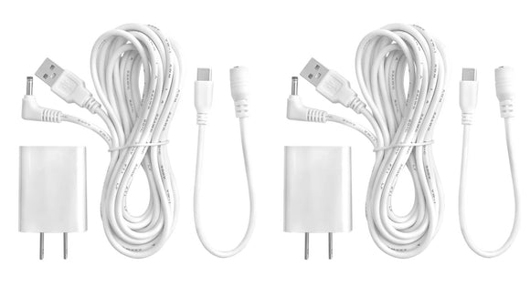 2-Pack Adapter for Ring Stick Up Cam Battery,ndoor/Outdoor Weatherproof 13.1ft