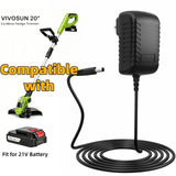 21v Battery Charger for VIVOSUN 20V Cordless Leaf Blower LB-0002 Battery Charger