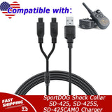 Replacement Charger Cable for SportDOG Shock Collar SD-425, SD-425S, SD-425CAMO