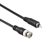 2PCS 3FT BNC to RCA Composite Video Cable M/M Male Connector 75ohm Coax RG59U