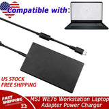 240W AC Charger for MSI WE76 Workstation (10th, 11th Gen) Laptop