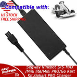 Charger For Segway Ninebot S/S-MAX/Mini lite/Mini PRO/Go Kart Kit,Gokart PRO