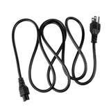 6Ft UL 3Prong Charging Cable for NEMA 5-15P to IEC320C5 10A 300V Universal