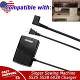 Singer Foot Pedal and Power Cord for Singer Sewing Machine 5525 5528 6038 6105