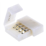20pcs 4-Pin RGB LED Light Strip Connectors 10mm Unwired Gapless Solderless