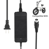42V Charger for Nakto 36V Camel Pony Mini Cruiser RCA Connector