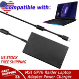 240W AC Charger for MSI GE76 Raider (10th, 11th Gen) Laptop