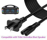 5Feet Long AC Power Cord for Tribit StormBox Blast Speaker