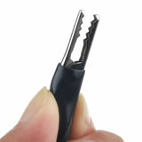 (2 Pack) 5.5x2.1mm DC Barrel Female Plug to Dual Alligator Clips Connector Cable