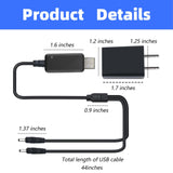 USB Dual Port Wall Charger for Heated Gloves Socks Heating Pad 7.4V SWB01 SWB03