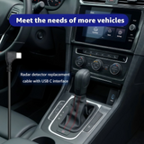 Radar Detector Cable, USB-C to RJ11 Plug Cord For Escort Cobra,Radenso XP etc.