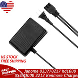 Power Cord for Janome 033770217 hd1000 hd3000 128 2212 7318 7933 3434d Kenmore