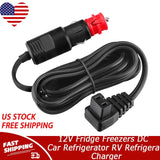 Power Cord Cable For 12V Fridge Freezers DC 12V Car Refrigerator RV Refrigera