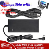 AC Adapter For Sony Vaio VGN-AR850E VGN-AR870 VGN-AR890U Power Cord Charger 120W