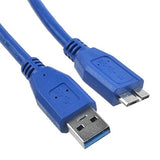 USB 3.0 Cord for Toshiba Canvio Connect HDTC715XK3C1 HDTC720XR3C1 HDTC720XK3C1