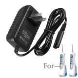 Replacement Charger Power Cord for Waterpik WP450 WP450W 3V Two Prong Plug