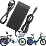 ⚡3A AC  Adapter For EMOJO Bull Cargo Trike | Bobcat Pro Electric Bike Power